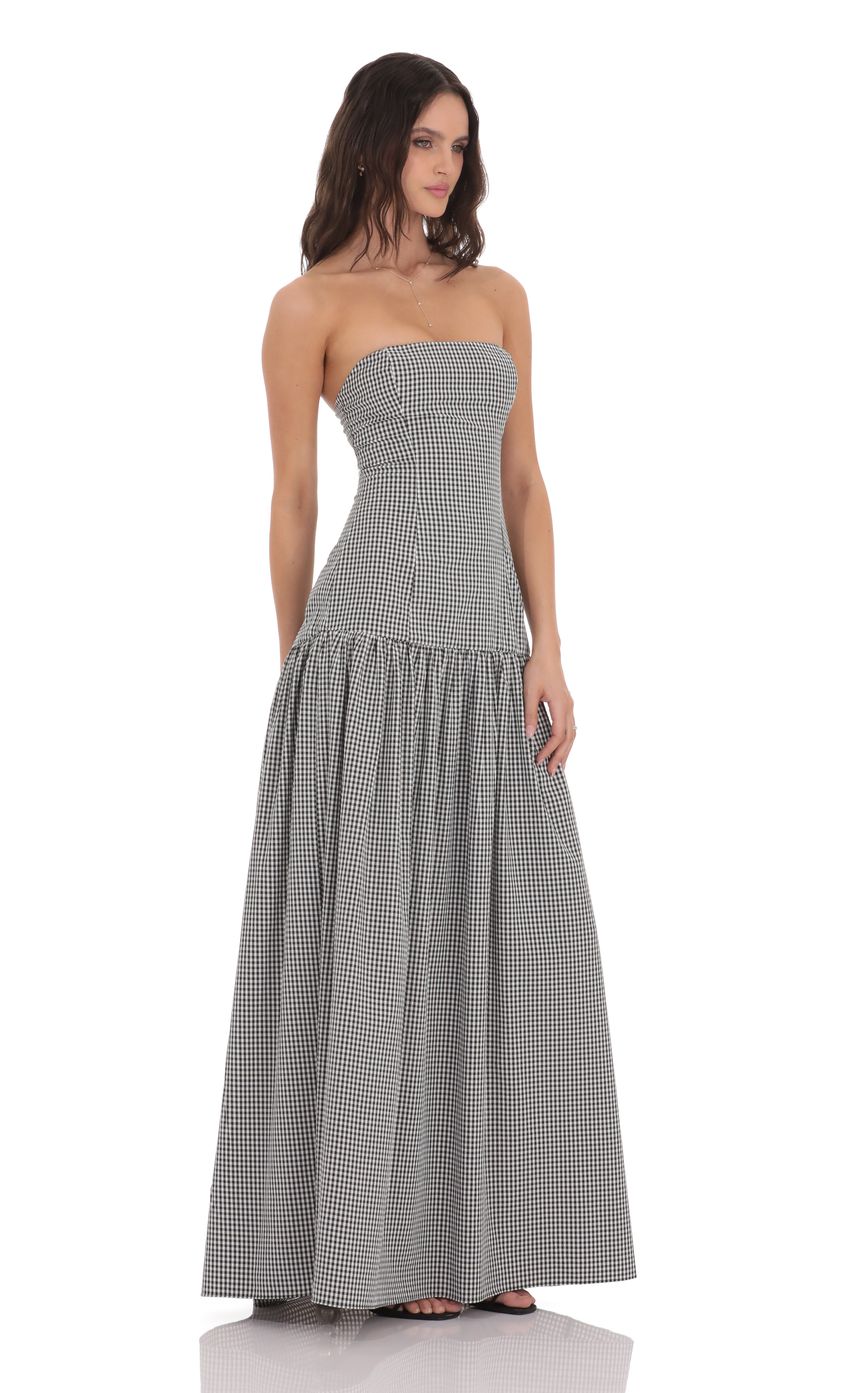 ISLA GINGHAM MAXI DRESS