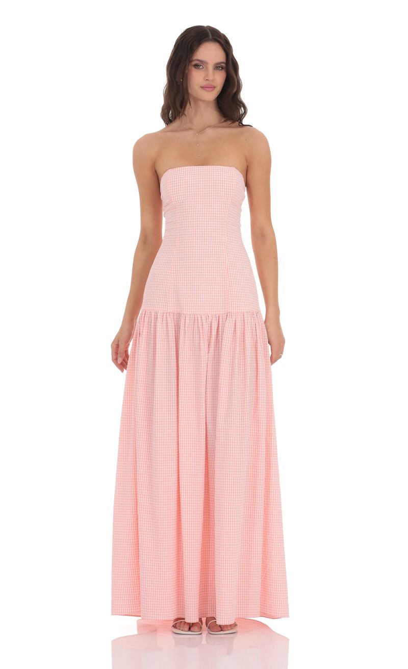 ISLA GINGHAM MAXI DRESS