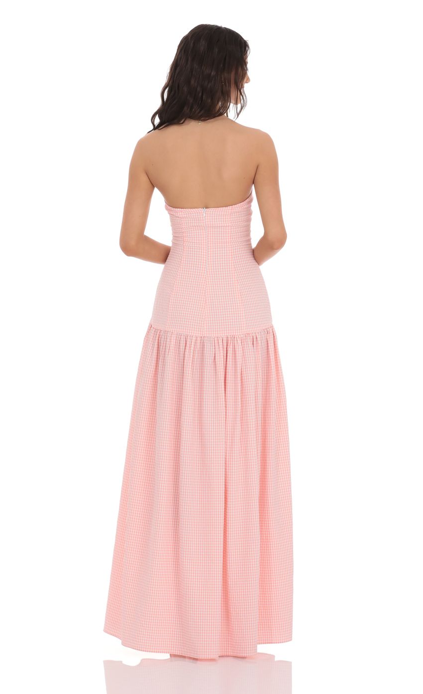 ISLA GINGHAM MAXI DRESS