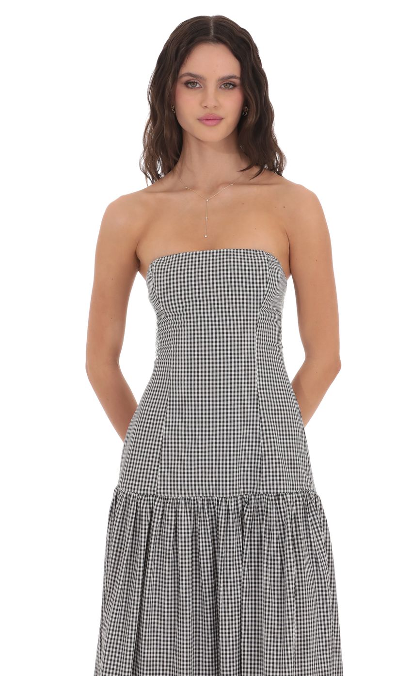 ISLA GINGHAM MAXI DRESS