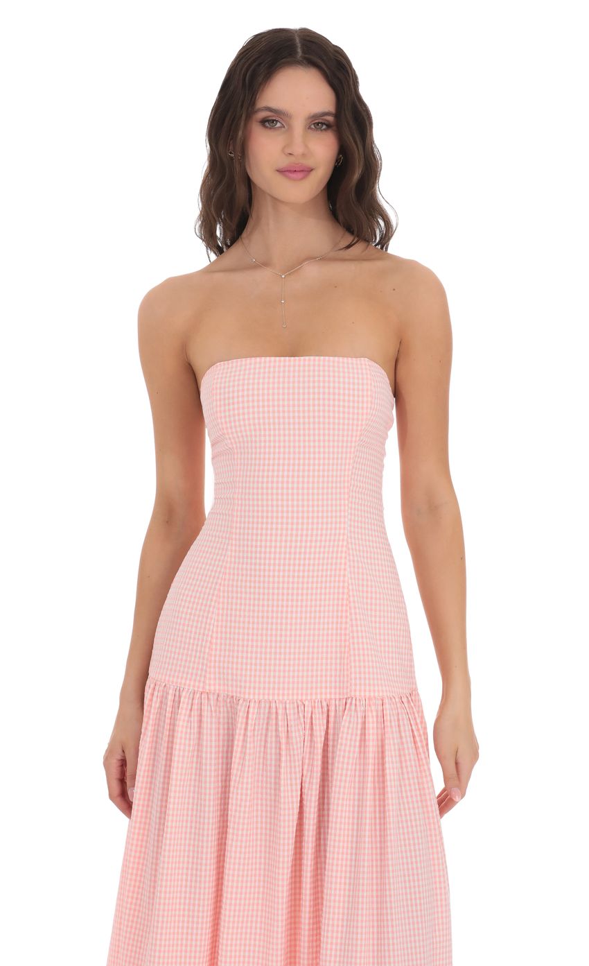 ISLA GINGHAM MAXI DRESS